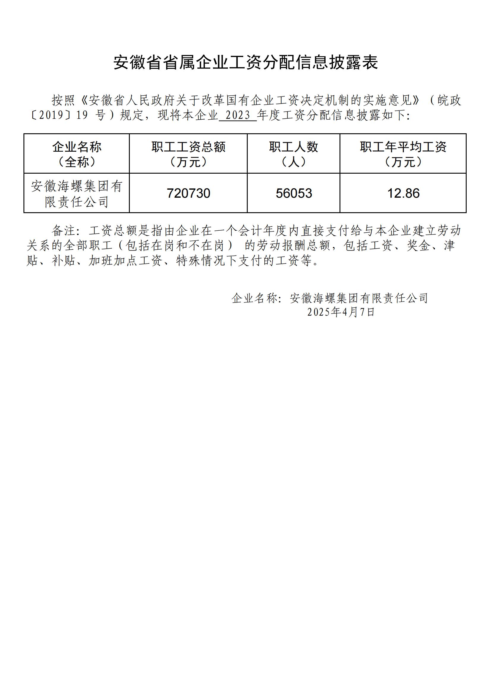 省屬企業(yè)負責(zé)人薪酬及工資總額備案表-海螺集團_00